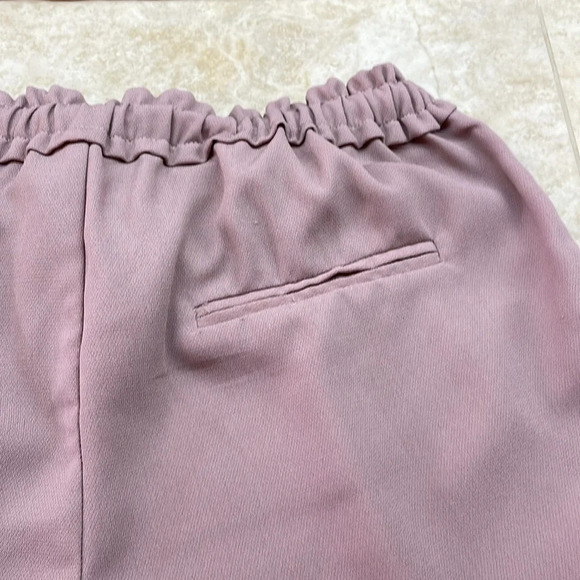 Lulus Jest Summer Mauve Drawstring Shorts Summer Elastic Waist Pockets Size S - Picture 6 of 12